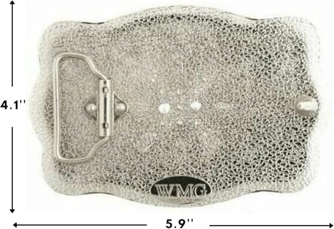 Western Belt Buckles for Men Women - Texas Map Buckles - Rodeo Cowboy Belt Buckle - Fits up to 2 Inch Belts