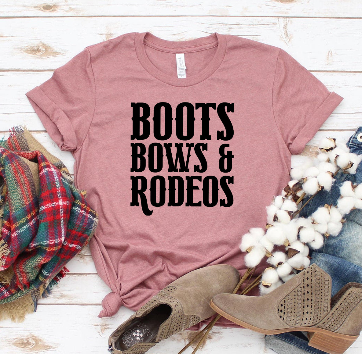 Boots Bows And Rodeos T-shirt